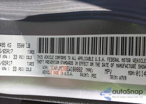 2014 Jeep Cherokee Latitude from USA, damaged, VIN 1C4PJMCS8EW180882